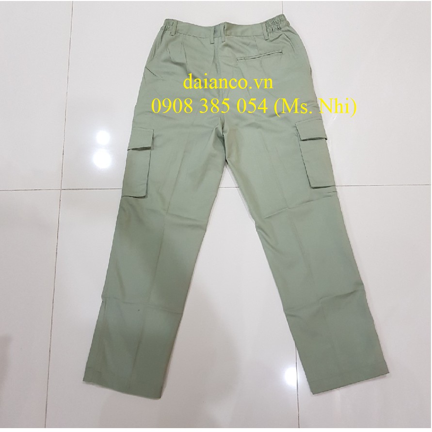 Quần áo bảo hộ lao động túi hộp vải pangrim thấm hút mồ hôi DA01- HÀNG SẴN