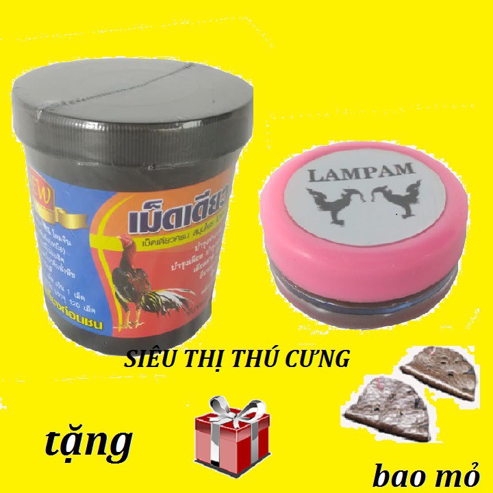 THUỐC BỔ NỘI TẠNG VÀ BÔI NHANH RA MỎ CHO GÀ - TẶNG BAO MỎ DA