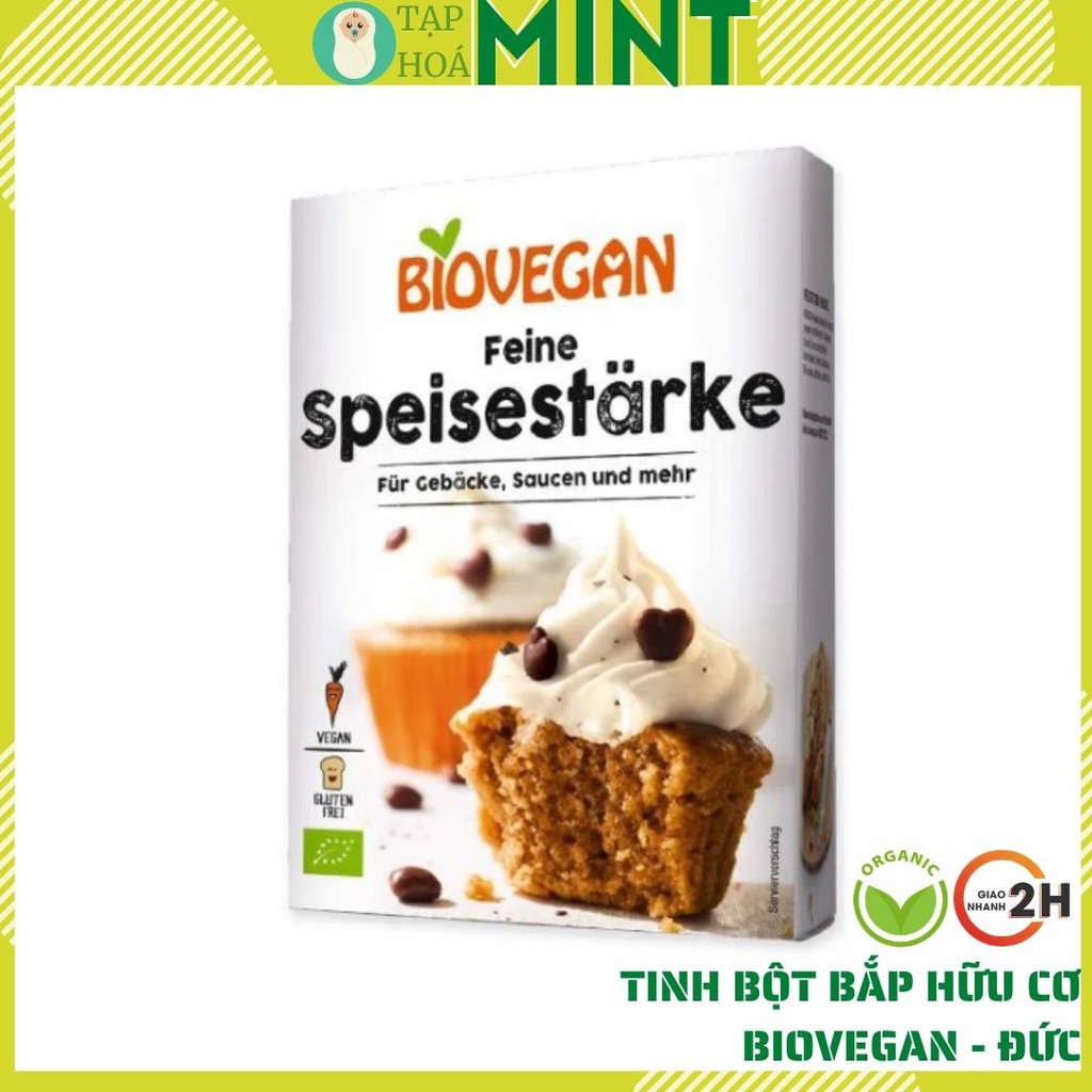 Tinh bột bắp Biovegan hữu cơ Đức gói 250gr - Tạp hoá mint