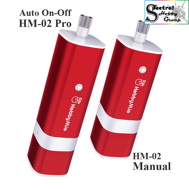Máy nén khí sơn mô hình cầm tay Airbrush Compressor Air Pump mini handheld portable HM02 hobby mio