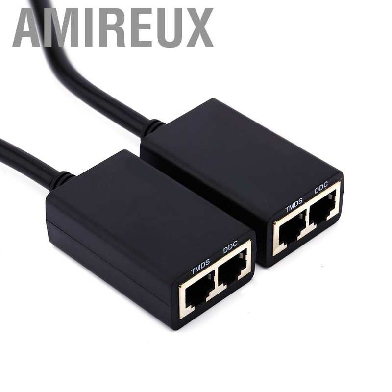 Bộ Khuếch Đại Tín Hiệu Hdmi Over Rj45 Cat5E Cat6 Lan Ethernet Balun Lên Đến 1080p