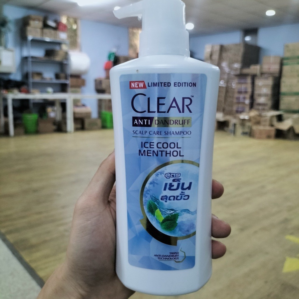 Dầu Gội Dầu Clear Men/Clear Bạc Hà Thái Lan 450ml / 480ml