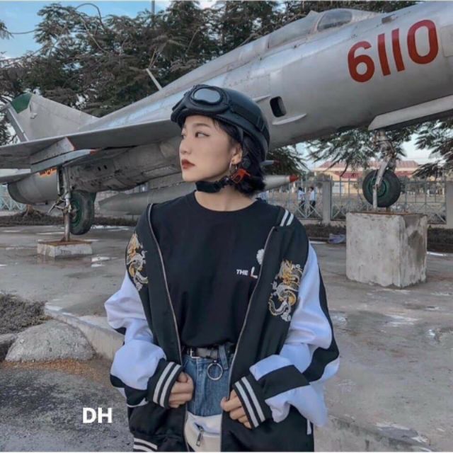 Áo rồng thêu hot hit cập bến 8135DH