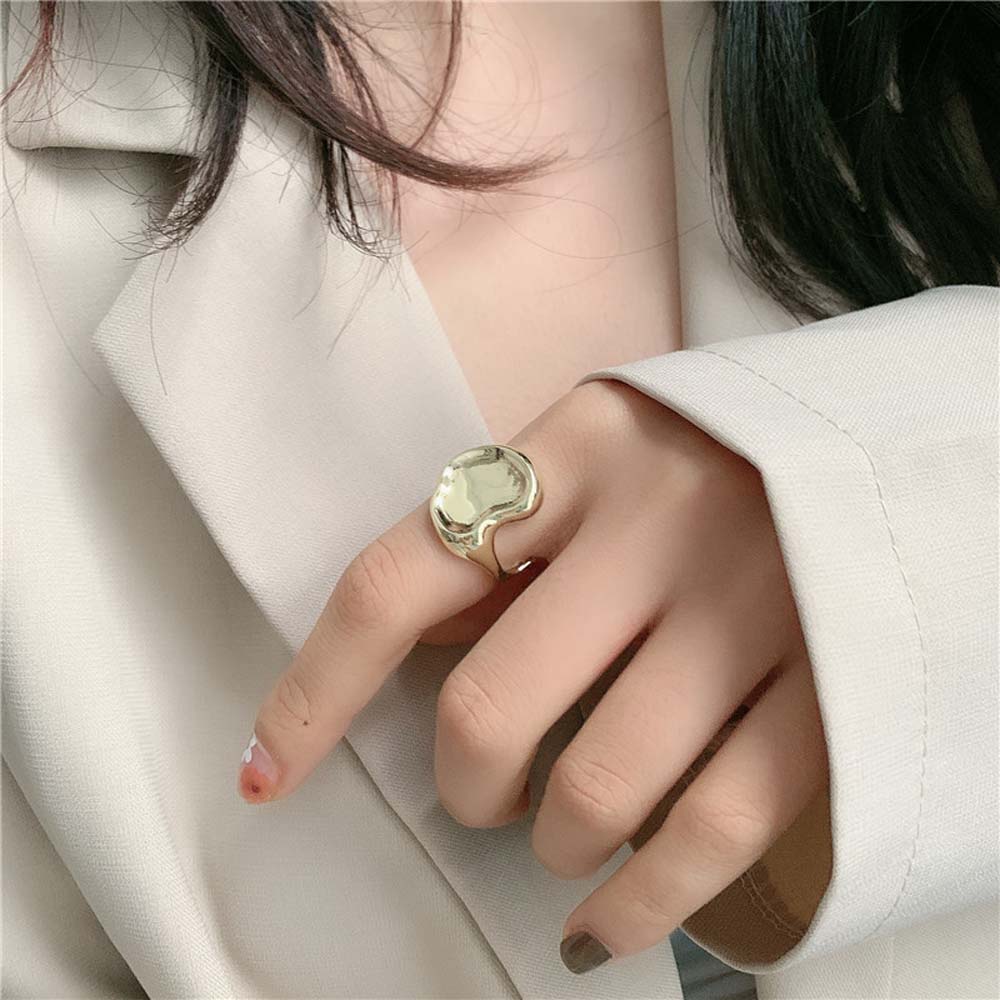 Nhẫn Đeo Tay Kim Loại Cá Tính Cho Nam Nữ