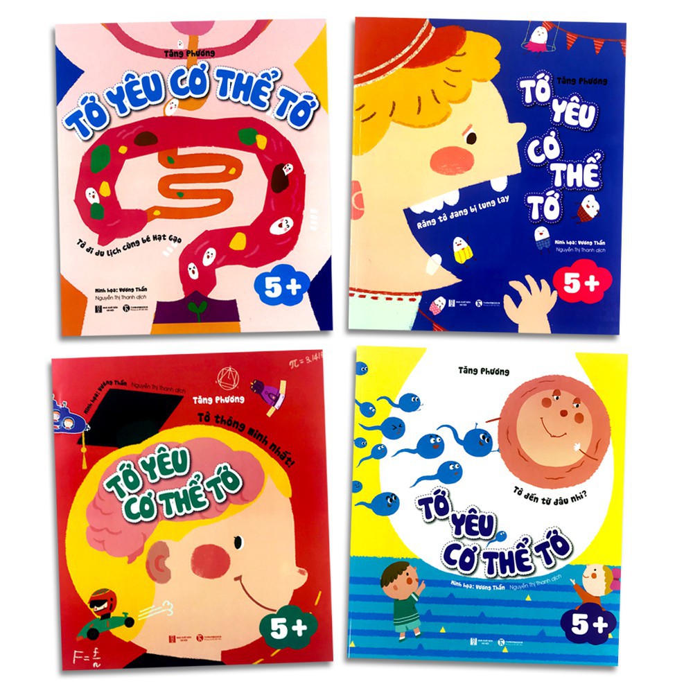 Sách - Combo Tớ Yêu Cơ Thể Tớ (Trọn Bộ 4 Cuốn)