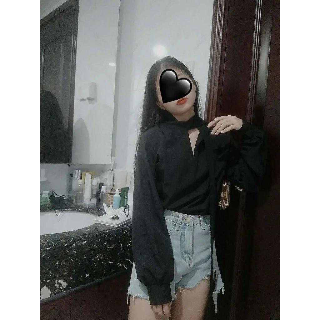 Áo sơ mi tay dài thời trang trẻ trung cá tính cho nữ