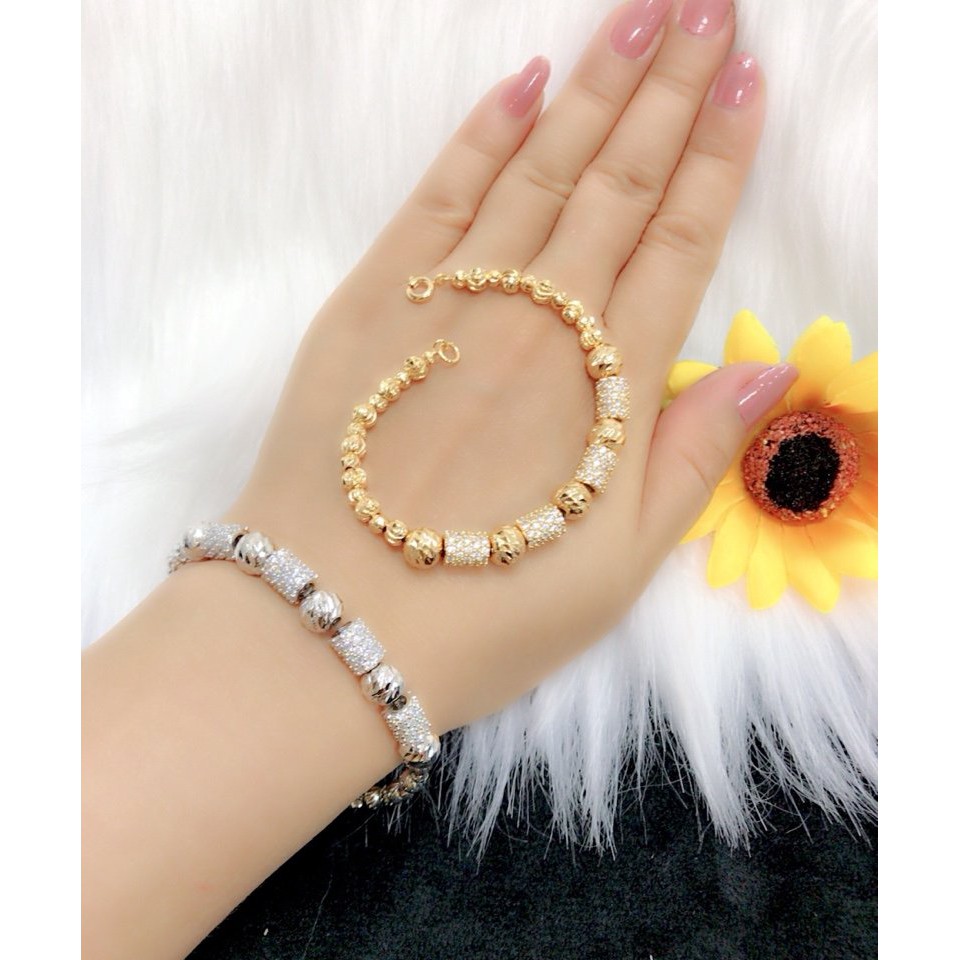 lắc tay nữ mạ vàng 18k mã 8006