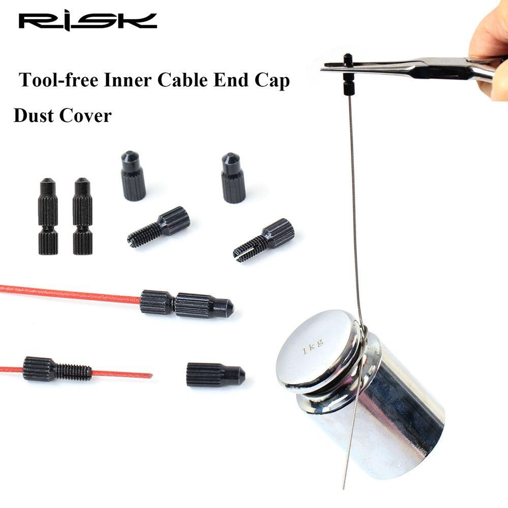Set 1 / 2 / 3 / 4 Nắp Đậy Dây Cáp Cùi Đề Xe Đạp 1.9 * 0.5cm