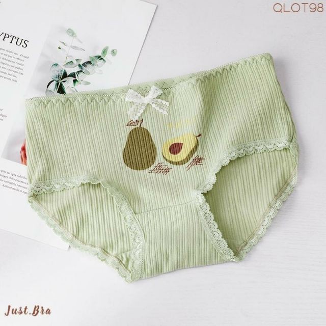 Quần Lót Cotton Họa Tiết Hình Quả Bơ | BigBuy360 - bigbuy360.vn