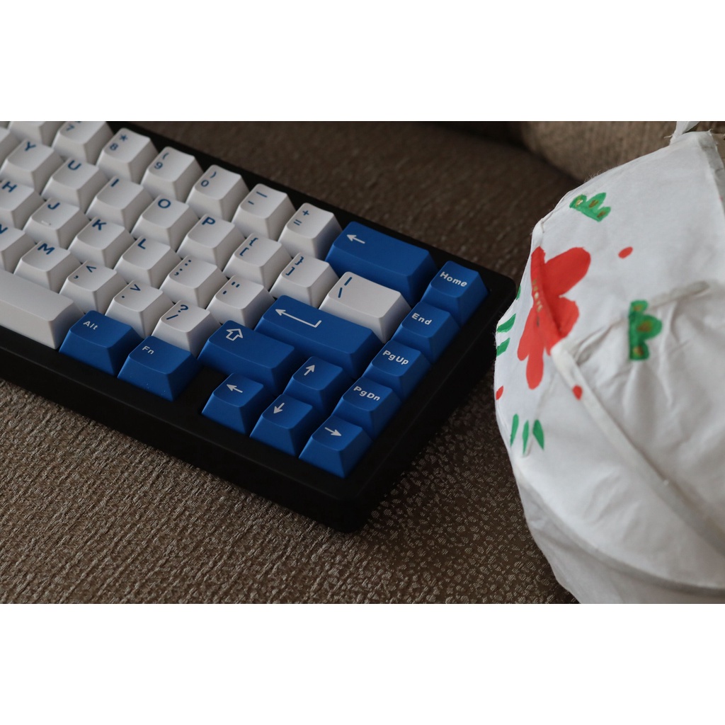 Bộ nút keycap CMK Aifei Classic Blue Cherry profile ABS double shot cho bàn phím cơ