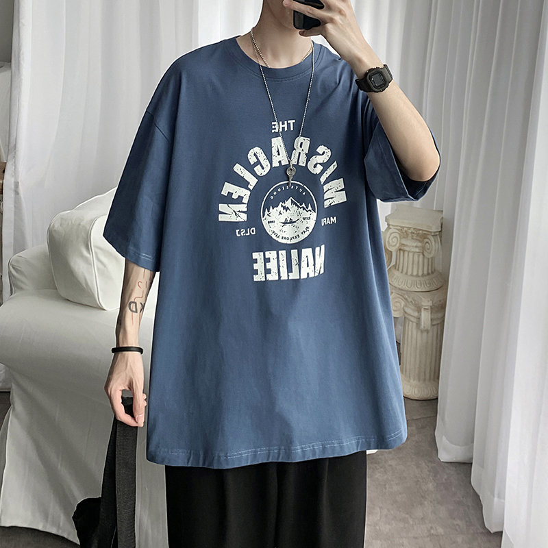 Áo Thun Nam Tay Ngắn Dáng Rộng 4 Màu Tùy Chọn Size M-8Xl