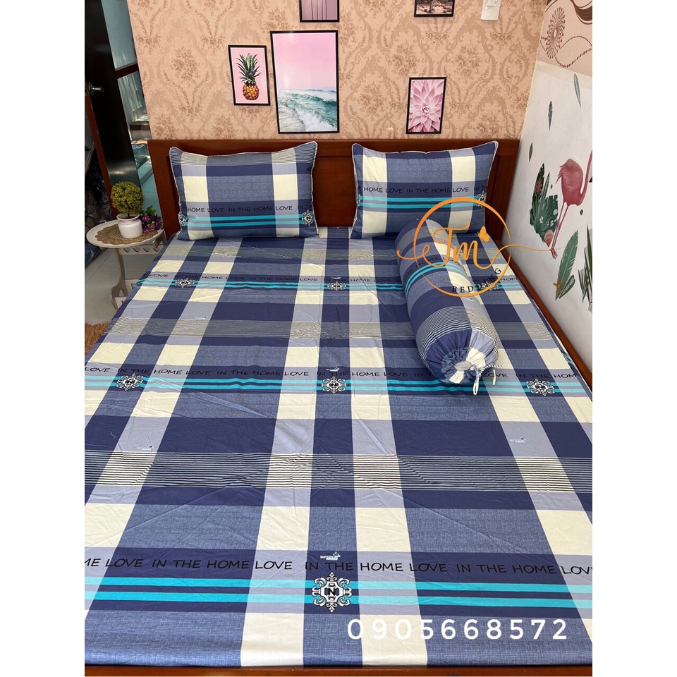 Chăn ga Thắng Lợi  sét 5 món kèm chăn chần gòn | BigBuy360 - bigbuy360.vn