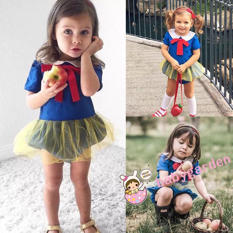 ღ♛ღNewborn Infant Toddler Baby Girl Tutu Romper Bodysuit Jumpsuit Outfits Clothes