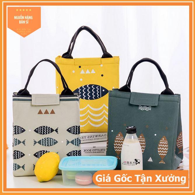 [Xả kho-FreeShip Đơn Từ 50K] Túi đựng hộp cơm giữ nhiệt cao cấp hình cá 2021 | BigBuy360 - bigbuy360.vn