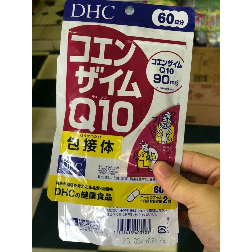 [Hàng Nhật] Túi đựng 120 viên Coenzym Q10 chống lão hóa, mệt mỏi, đẹp da Nhật bản uống 60 ngày