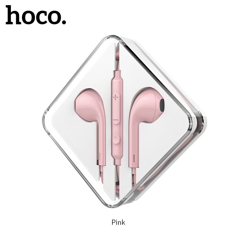 Tai nghe nhét tai HOCO.M55 có dây chuẩn 3.5mm thích hợp cho máy tính bảng Laptop Android