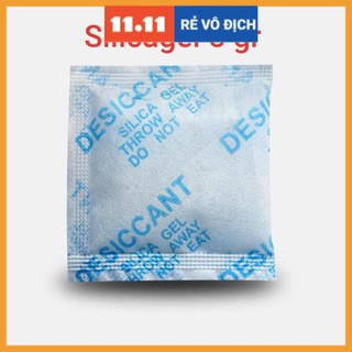 Bịch 100gram hạt chống ẩm thực phẩm Silica gel loại 5gram bảo quản thực phẩm các loại, hút ẩm các loại vật dụng quần áo