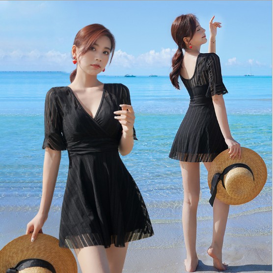 [Mã FAGREEN245 giảm tới 30K đơn 99K] (Big Size) Bikini - Đồ Bơi Nữ Giấu Bụng Dạng Váy