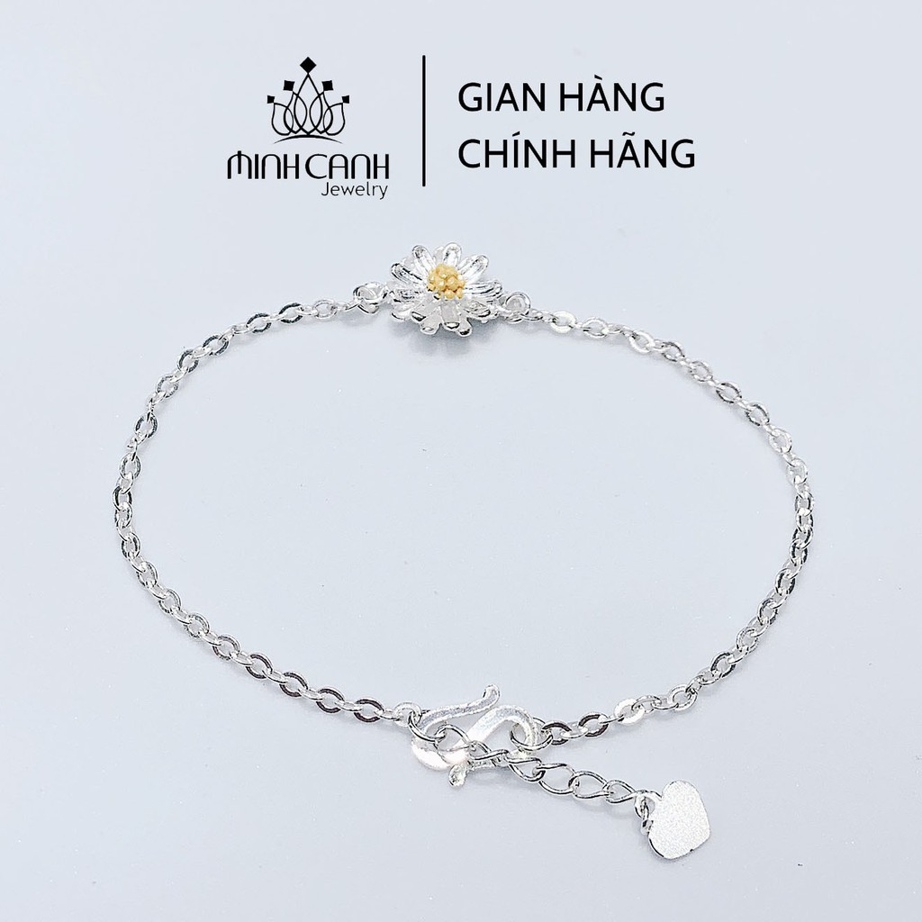 Lắc Chân Hoa Cúc Họa Mi Bạc Ta - Minh Canh Jewelry