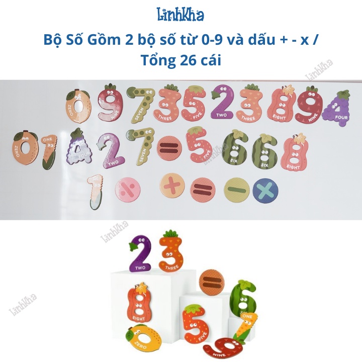 Bộ Chữ Cái và Chữ Số Nam Châm Mideer Letter Magnets Number Magnets