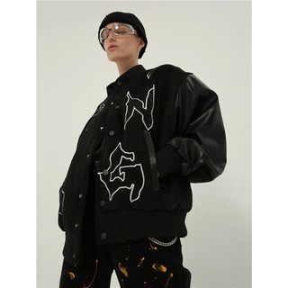 VARSITY JACKET - ÁO KHOÁC TAY DA VJ11
