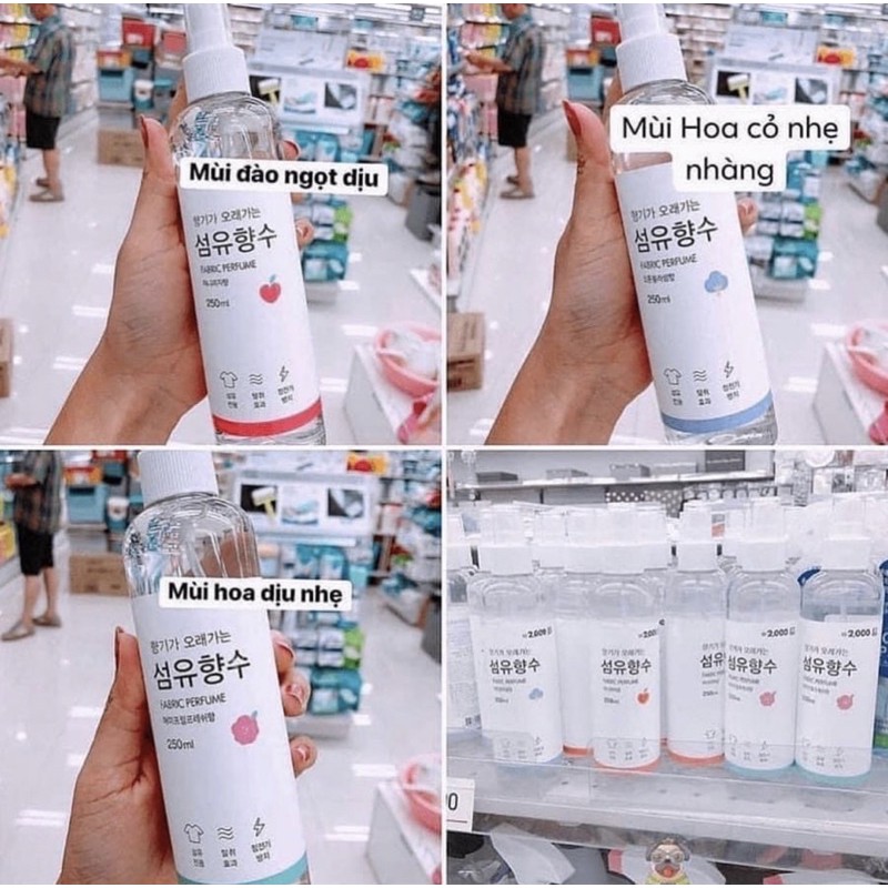 [Xịt Thơm] Xịt thơm quần áo xuất xứ Hàn Quốc siêu đỉnhhh | Thế Giới Skin Care