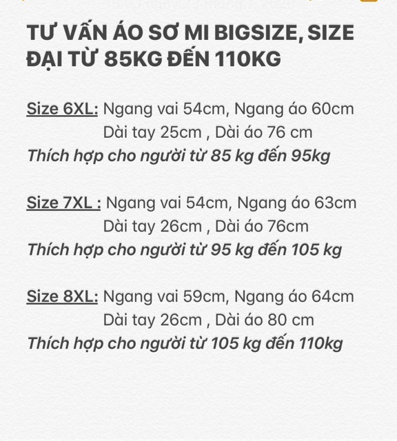 ÁO SƠ MI NAM TRUNG NIÊN BIGSIZE , SIZE ĐẠI CHO NGƯỜI TỪ 80KG ĐẾN 110KG