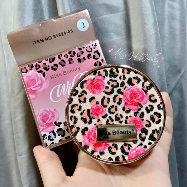 PHẤN NỀN BEO 2 TẦNG WILD ROSE KISSBEAUTY THÁI LAN