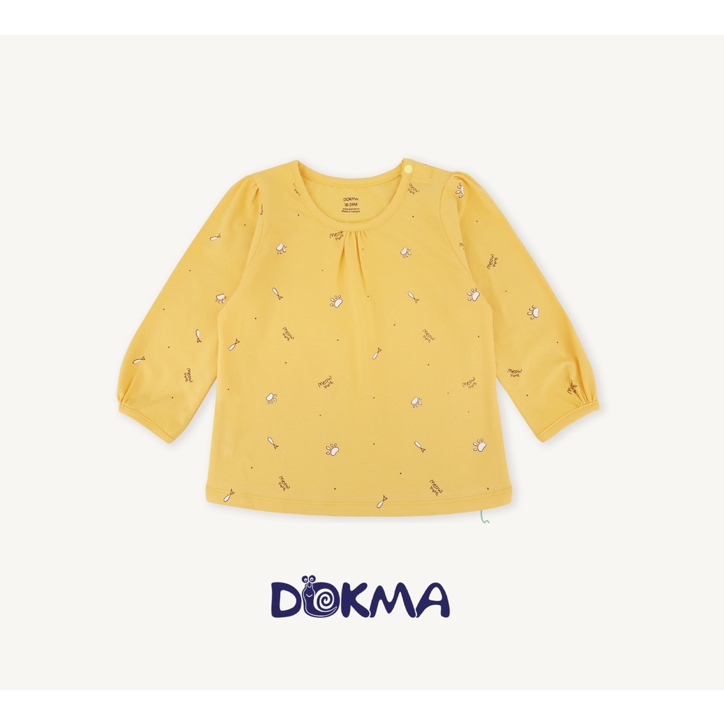 DA1161 Áo cài vai dài tay Dokma -