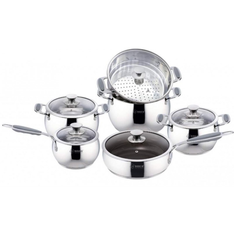 Bộ nồi inox  6 món Arber AN06V