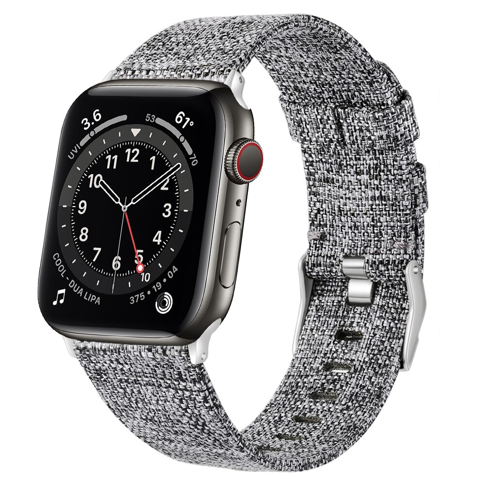 for apple watch band series 5 6 se 44mm 40mm strap for iwatch 4 3 2 42mm 38mm Soft Woven Fabric bracelet men women watchbands