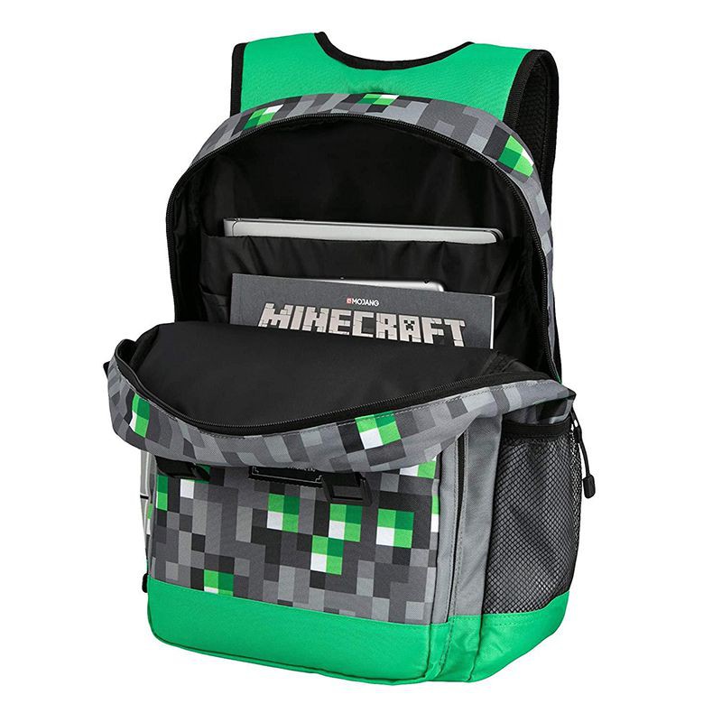 Ba lô đựng laptop in hình Minecraft độc đáo thời trang cho nam tiện dụng đi học/ đi làm