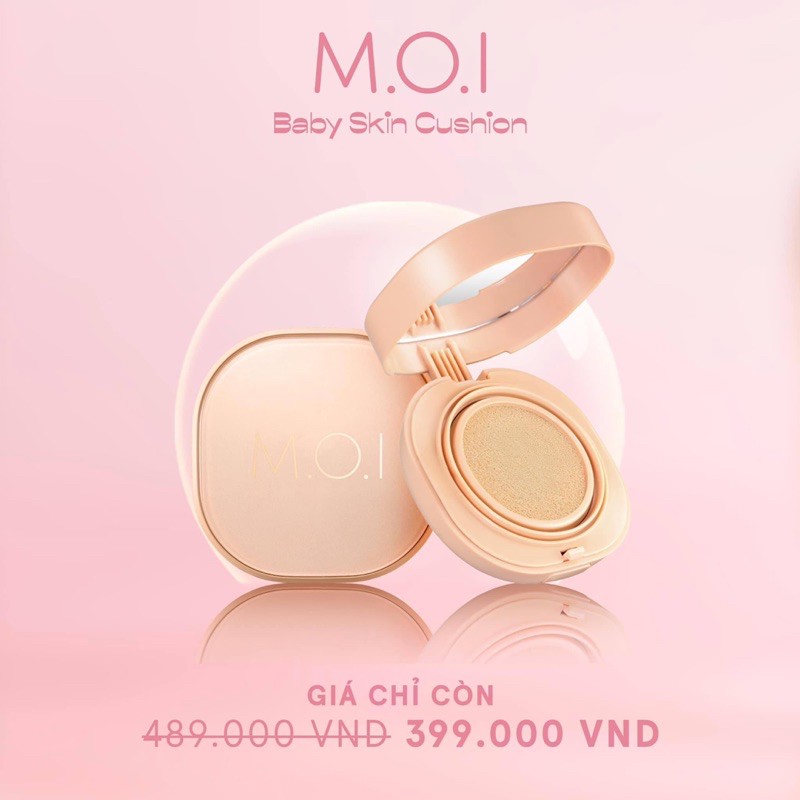 ❌❌ 1 cushion tặng 1 cushion - Phấn phủ 𝟱𝗠 𝗕𝗮𝗯𝘆 𝗦𝗸𝗶𝗻 𝗖𝘂𝘀𝗵𝗶𝗼𝗻 - M.O.I | BigBuy360 - bigbuy360.vn