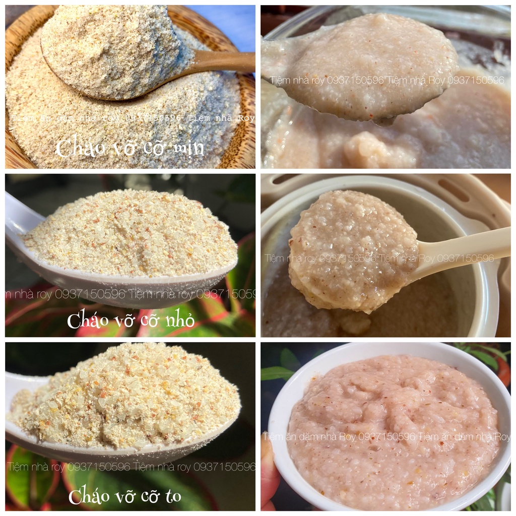 Cháo Hạt Vỡ Organic Nhà Roy - Giải pháp cho bé biếng ăn, chậm TĂNG KG, cháo gạo vỡ cho bé ăn thô nguyên chất thơm ngon