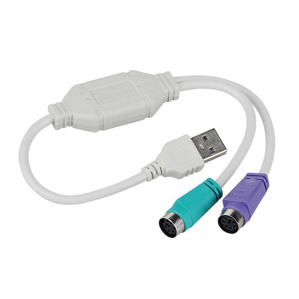 CÁP CHUYỂN ĐỔI TỪ MÁY TÍNH CỔNG USB SANG CỔNG PS2 CỦA BÀN PHÍM , CHUỘT PS2 LOẠI THƯỜNG  USB -> PS2