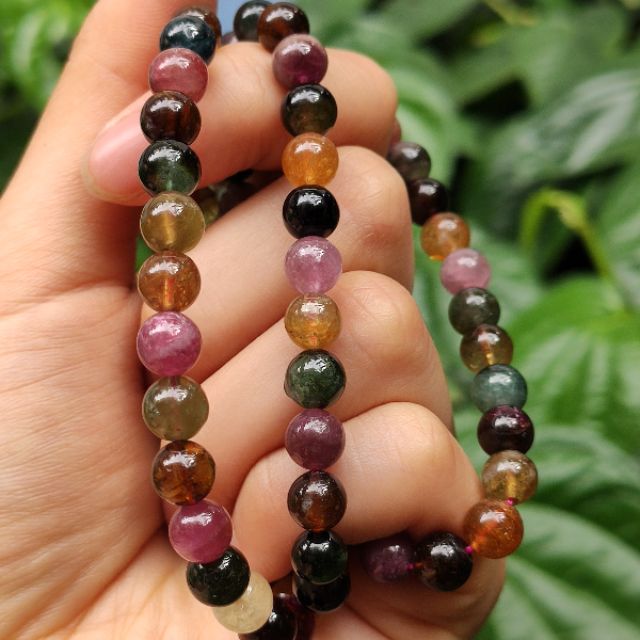 Vòng tay đa sắc size 7li( hợp đủ mệnh)_ van jw