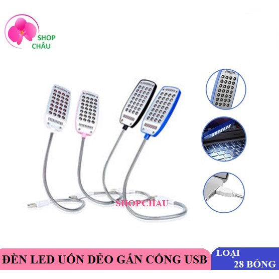 đèn led usb 28 bóng siêu sáng giá rẻ