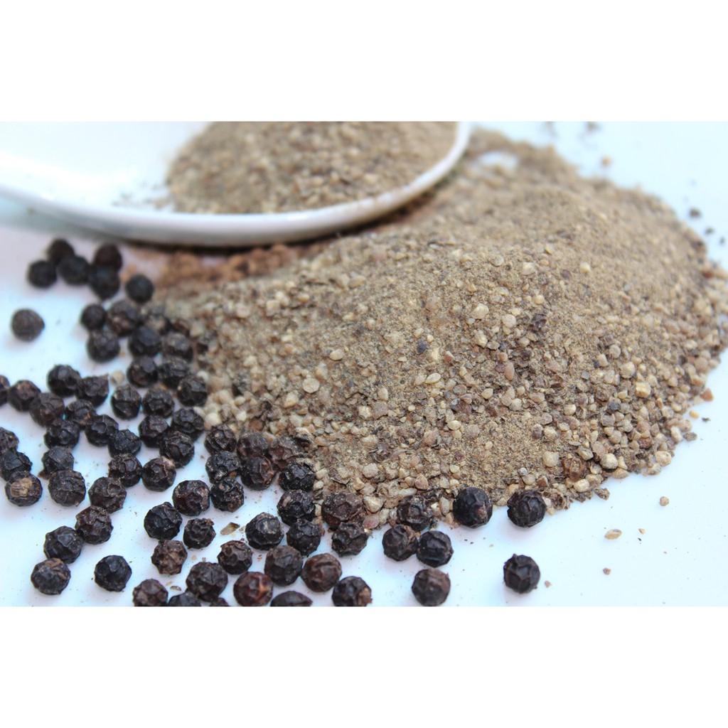 hạt tiêu đen già xay organic