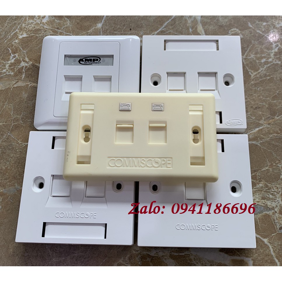 Faceplate Mặt nạ outlet CommScope