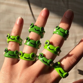 [TẶNG QUÀ] 🐸Nhẫn Chú Ếch Xinh Xắn HandMade Từ Đất Sét
