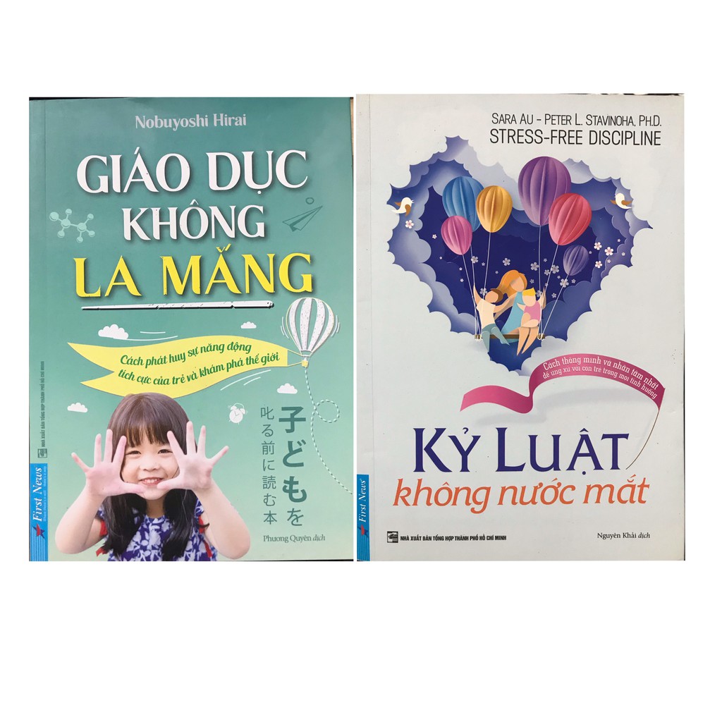 Sách - Combo Giáo dục không la mắng + Kỷ luật không nước mắt