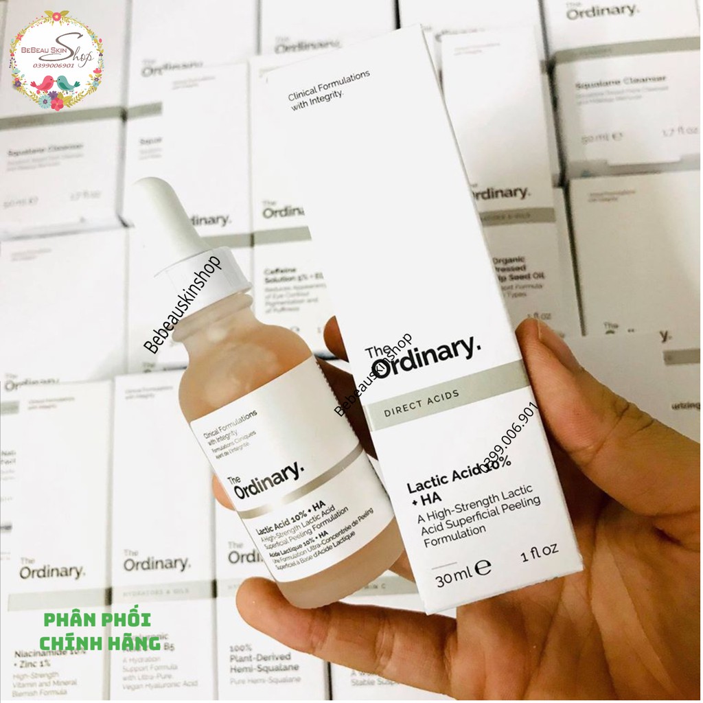 The Ordinary Lactic Acid - Serum The Ordinary Lactic Acid 5% 10% + HA tẩy da chết