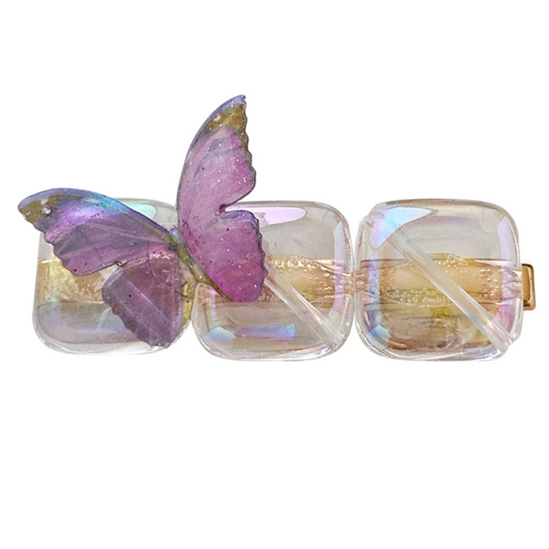 Kẹp Càng Cua Bằng Nhựa Resin Bền Thiết Kế Thời Trang Kiểu Pháp