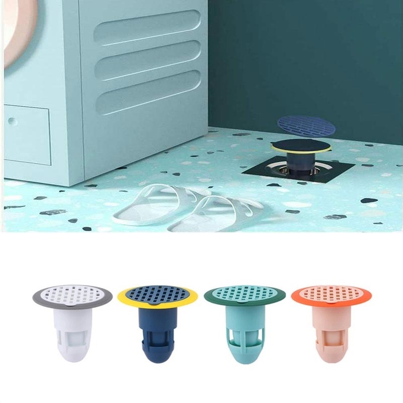 1 Nắp Silicone Lọc Rác Cho Lỗ Thoát Nước Nhà Tắm Tiện Dụng