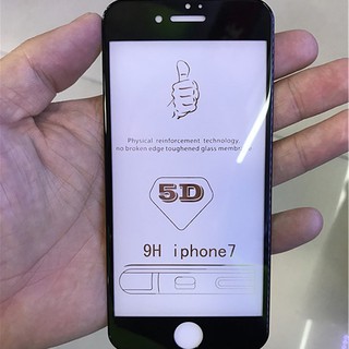 MIẾNG DÁN CƯỜNG LỰC IPHONE 8 PLUS/7 PLUS 5D FULL