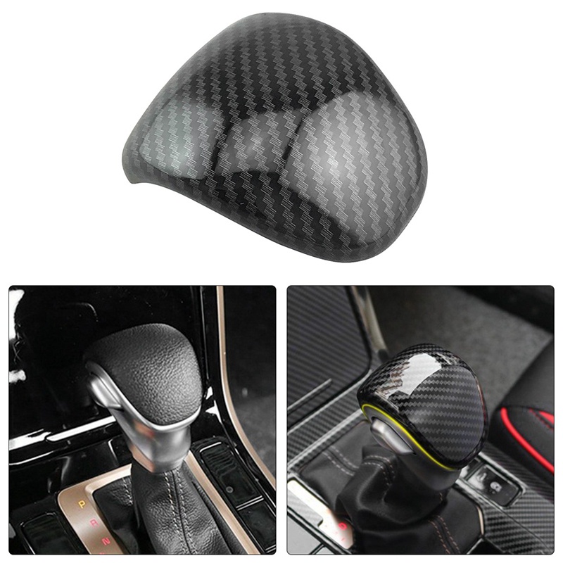 Vỏ Bọc Núm Gạt Cần Số Bằng ABS Sợi Carbon Cho Kia Forte 2019 2020 K3