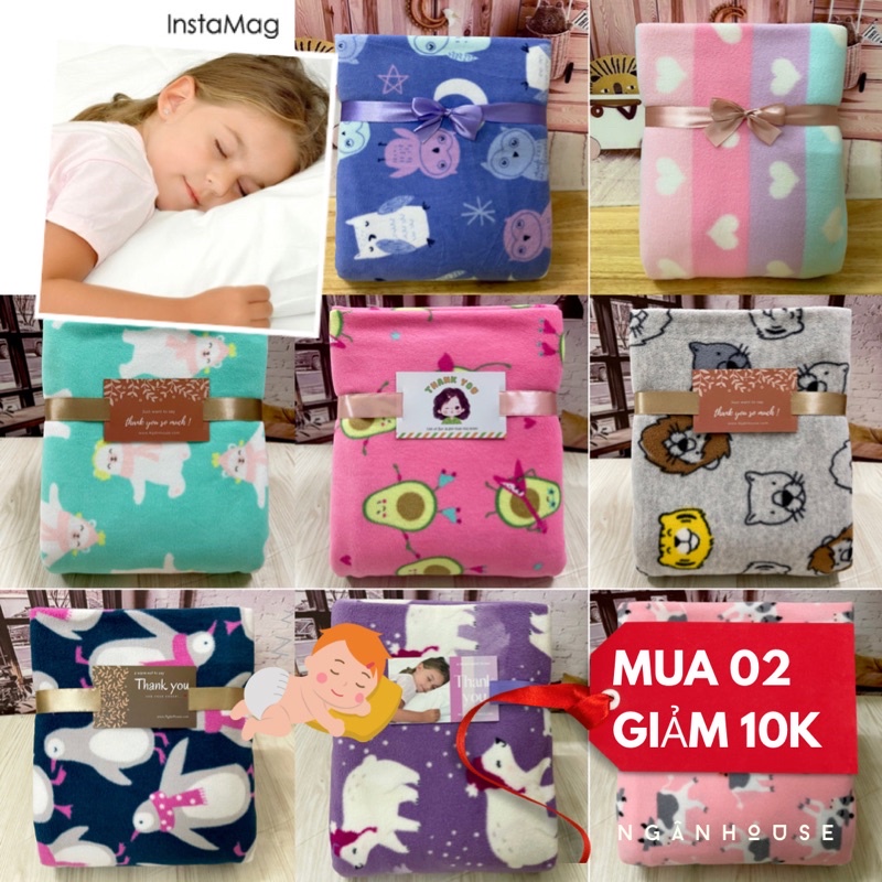 ♥️MỀN NỈ/CHĂN NỈ Trẻ em/Văn Phòng/Du Lịch/Đi Học-[SIZE LỚN:1,6mx2m]