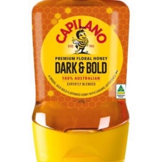 ( Order Úc) Mật ong Capilano Dark & Bold Honey Upside Down 340g