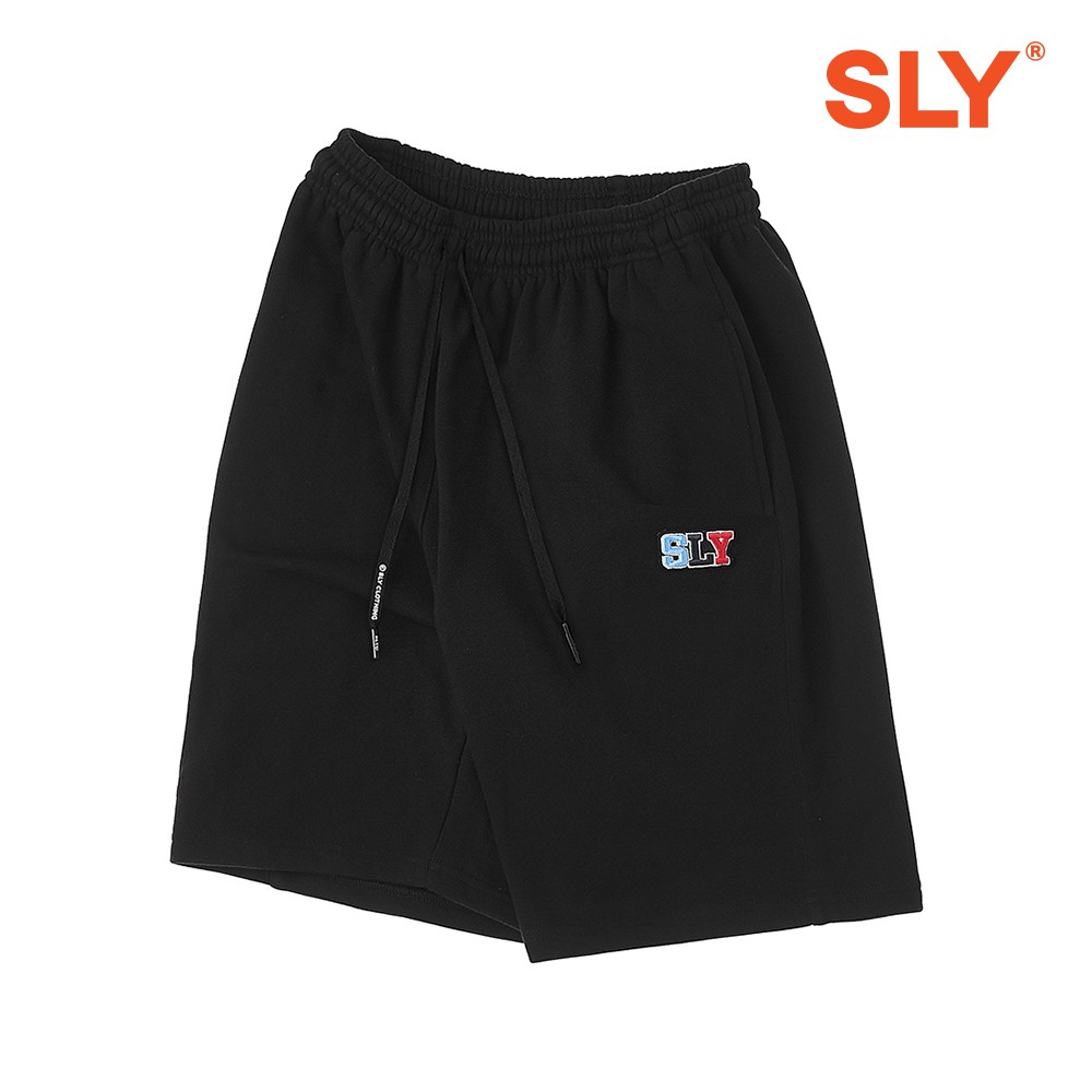 [Mã INCU50 giảm 50K đơn 250K] Quần Short Nỉ Chân Cua SLY Sticker màu Đen | BigBuy360 - bigbuy360.vn