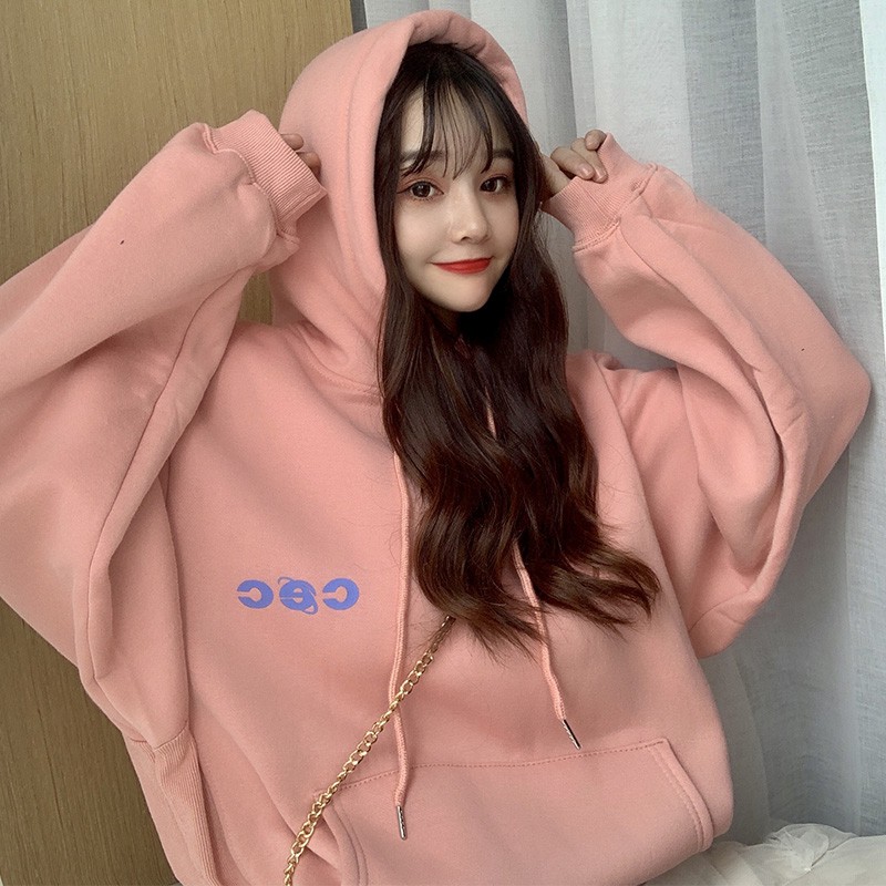 [có big size] Áo Hoodie Ulzzang Nữ Tay Rộng Phong Cách Hàn Quốc HD71 - Liti shop